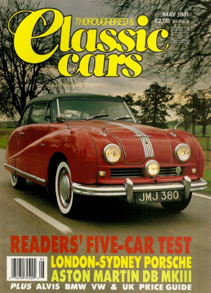 THOROUGHBRED & CLASSIC CARS 1991 MAY - 911, DB Mk III